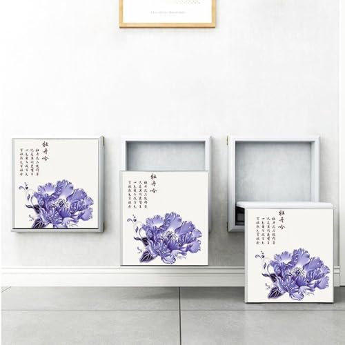 LCEDHZOC An der Wand montierte Schuhbank für den Eingangsbereich, Eingangshocker, Klapphocker aus Massivholz, Stuhl, Schuhwechselhocker, unsichtbarer Klappstuhl, Flurstuhl