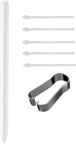 Tab S10 FE Ersatzstift für Samsung Galaxy Tab S10 FE S Pen (EJ-PX510) | Ersatz-S Pen für Galaxy Tab S10 FE mit Wechselspitzen (EJ-PX510), ohne Bluetooth, geeignet für Notizen und Skizzen (Weiß)