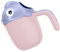 Tasse de rinçage pour bébé de bain, tasse bain en plastique en plastique 11x15, 7 cm pour rincer les cheveux pour bébés douche