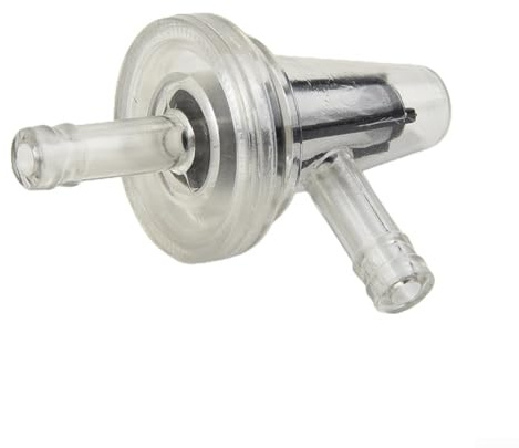 Right Angle 90 Degree Fuel Filter for Motorcycle Trials and Quad Scooters Clear Plastic