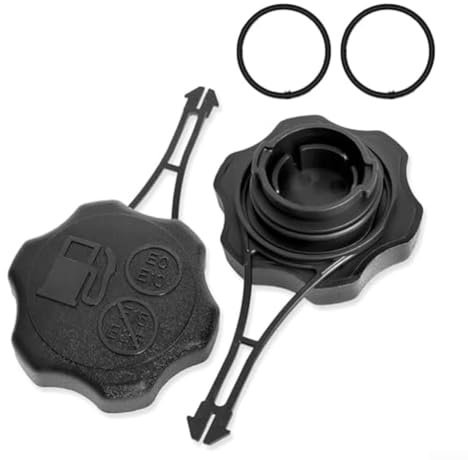 Mixabloem 594061 Gas Cap Replacement For Lawn Mowers Compatible With For TORO For TROYBILT 675Exi 725Exi Engines Screw On Plastic Fuel Tank Cap Leak Resistant