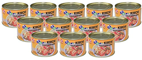 12er Pack HOSAN Kimchi koreanisch eingelegter Kohl [12x 160g] KIM CHI