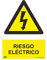 Normaluz RD30007 - Señal Riesgo Eléctrico PVC Glasspack 0.7 mm 21x30 cm, Armadillo