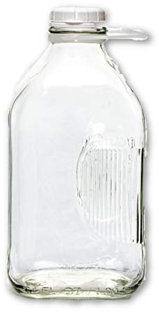 The Dairy Shoppe Bottiglia in Vetro, 2 Quart/1.814,4 Gram, Trasparente