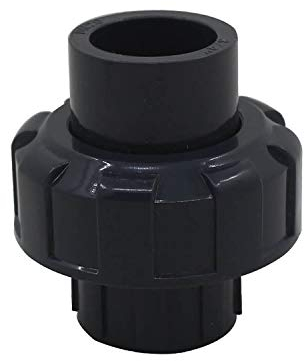 Union tubo pvc 20 25 32 40 50 63 75 90 110mm enlace union conexion manguito pvc conector adaptador racor union piscina para bomba filtro (Diámetro Interno 20mm)