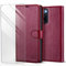 OCASE Samsung Galaxy S20 FE Case,PU Leather S20 FE Phone case [TPU Inner Shell][RFID Blocking][Card Holder] Flip Wallet Cover Compatible with Samsung Galaxy S20FE 6.5-Burgundy