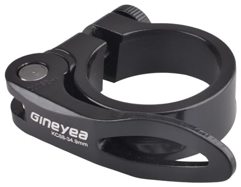 Azarxis Sattelklemme 28,6mm 31,8mm 34,9mm, Fahrrad Schnellspanner Sattelstützenklemme Sattelstütze für Fahrrad (01 Schwarz - Schnellspanner, 28,6mm)