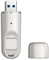 Docooler Clé USB 3.0 cryptée avec empreintes digitales 8-256 Go, transfert de données à haute vitesse, zones de cryptage personnalisables