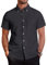J.VER Men's Black Short Sleeve Shirt Smart Casual Regular Fit Non Iron Cotton Shirt Button Down Oxford Business Work Office Summer Dress Shirts 4XL