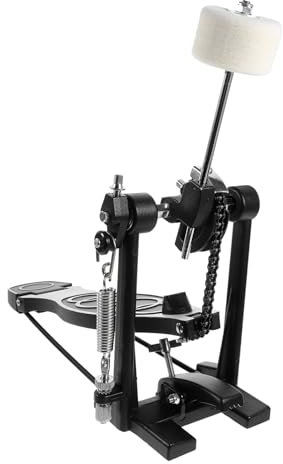 CLISPEED Pedale Grancassa Singolo Per Batteria Accessorio Professionale Per Pratica e Performance Live Design Antiscivolo e Alta Stabilità