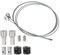 Loquet Coffre Actionneur Kit Réparation Câbles Serrage Coffre Toit Pièce 8484P6 Kit Réparation Complet Câbles Verrouillage Coffre pour Peugeot 206 CC Serrure Hayon Arrière