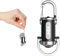 Ysislybin SchlüSselanhäNger Taschenlampe, Keychain Flashlight Charger Wasserdicht, Superhelle LED Mini Taschenlampe Schlüsselanhänger Taschenlampe USB Aufladbar für Outdoor, Camping