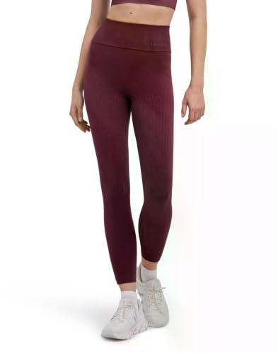 FALKE Damen Hose Cellulite Tights Light 7/8 W Ti Funktionsmaterial feuchtigkeitsregulierend 1 Stück, Rot Barolo 8526, S