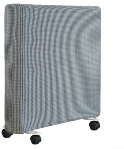 Elastic Radiator Dust Cover for Oil Filled and Electric Heaters, Breathable Polyester Heater Protector with Snug Fit, Seasonal Appliance Storage Bag in Green(Light Gray S)