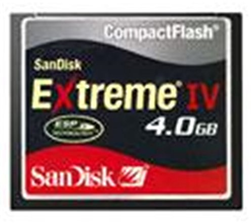 Sandisk Carte Compact Flash(TM) Extreme IV 4 Go