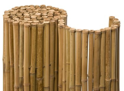 NOOR Bambusmatte Deluxe 1,50 x 2,50m I Natürliche Bambus-Sichtschutzmatte mit durchbohrtem Draht für maximale Stabilität I Terrassen- und Balkonwindschutz