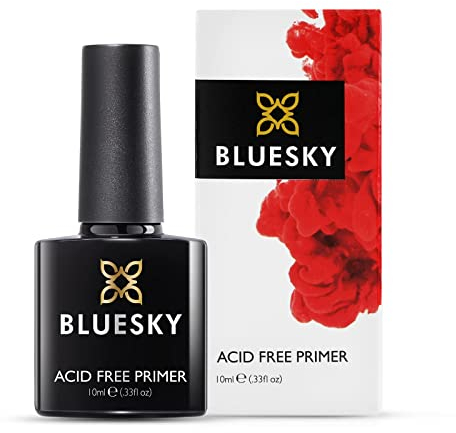 Bluesky Nail Primer For Gel Nails, Acid Free Gel Nail Prep Bonder, Strong Gel Polish Adhesion, Prevents Gel Nail Polish Lifting & Peeling, 10ml