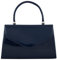 fi9® BNWT Retro Tote Patent Leather Bridal Wedding Evening Handbag Party Purse Clutch Shoulder Hand Bag (Navy Blue)