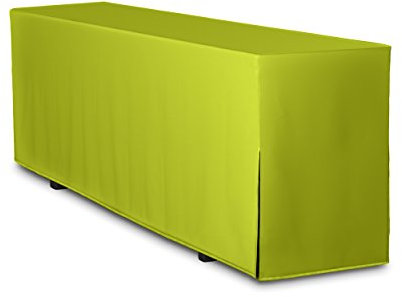 TexDeko® Biertischhusse Premium für Bierzeltgarnitur 220 x 70cm Blickdicht waschbar nur Tisch (Apfelgrün)