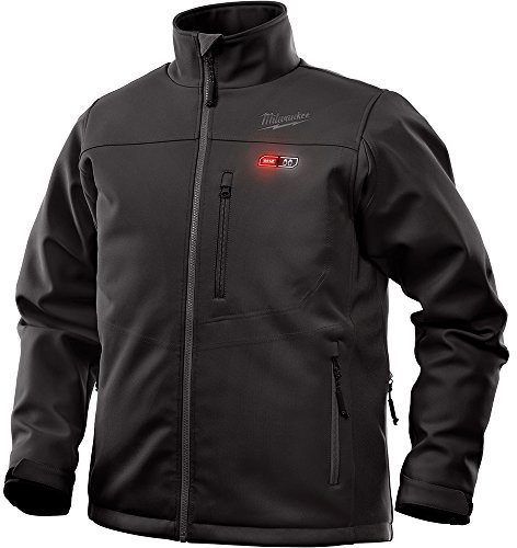 Milwaukee Jacket M12 12V Lithium-Ion Heated Front and Back Heat Zones - Battery Not Included (Large, Black)