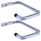 Marko Storage Solutions Wall Mounted Bracket Shelf Hook Storage Hook Bike Garage Shed Ladder Ceiling ((D) 160mm Shelf (Pair))