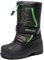 DREAM PAIRS KIDS Bambino Bambina Stivali da Neve Impermeabile Invernali Stivali Caldi Foderati in Pelliccia Sintetica per Ragazzi e Ragazze,Size 37.5,Nero/Neon/Verde,KAMICK