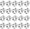 LOKMAN 20 Pack Stainless Steel Hose Clamp Adjustable 3/4'' - 1-1/8'' (19-29mm) Worm Gear Hose Clamp, Metal Fuel Line Pipe Clamp for Plumbing, Automotive And Mechanical Application