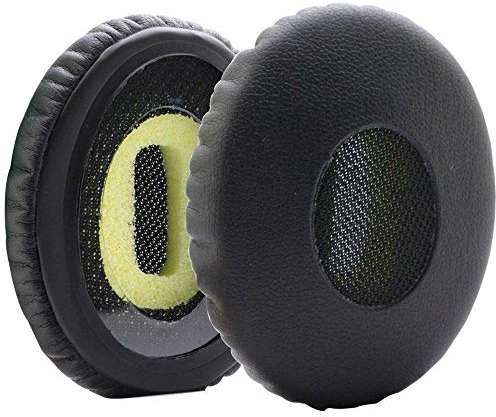MMOBIEL Ersatz Ohrpolster für Bose Soundlink On-Ear 2 (OE2) / On-Ear2i (OE2i) SoundTrue On-Ear 2 / On-Ear2i Kopfhörer Protein PU Kopfhörer Ohrpolster – Ersatzpolster - Schwarz