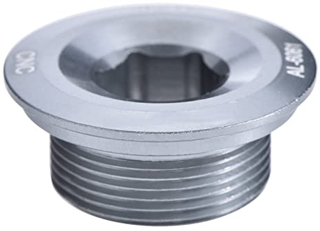 Dilwe Perno del Brazo del biela, Tornillos de biela del Brazo de biela de la aleación de Aluminio Perno de fijación del cigüeñal para el bielas de Shimano(Plata)
