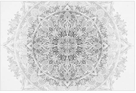 Bilderwelten Mandala Mustertapete Orientalisch inkl. Kleister 432x290cm - Vliestapete Made in Germany - Aquarell Tapete Schlafzimmer - Ornament Tapete - Mandala Tapete Wohnzimmer Flur T_3310
