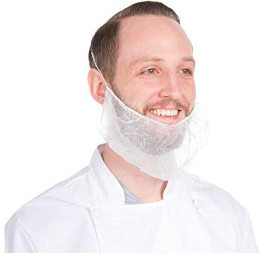 [BARBE] Lot de 100 Caches Barbe non tissé à usage unique