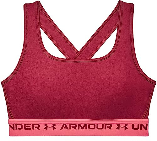 Under Armour Womens Sport Bras Ua Crossback Mid Bra, Bkr, 1361034-664, MD