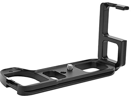 Zunate Soporte para cámara en L, Agarre Manual para cámara Soporte en L para Sony A7M2 / A7II / A7RII / A7SII, con Interfaz estándar de 39 mm para AS, para RRS/para Arca Swiss Standard Port Gimbal