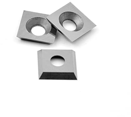 CDBP HM Vorschneid-Wendeplatten 11x11x2,0mm für Holz Drehmaschine und Holzbearbeitung Drehen Meißel, 3 Stück