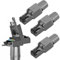 RedStar24 Connecteur RJ45 sans Outil CAT 7 CAT 8 Fiche Mâle Réseau 40Gbit/s 2000MHz Fiche à Sertir Blindée avec Connexion LSA pour câble ethernet CAT8 Cat7 Cat6a Cat6 8 pôles Plug | 4 pièces Noir