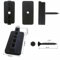 VALDERN 1000 Stück Valdern Composite Terrassen-Clips Kunststoff mit Schrauben | versteckte Deck-Befestigungen | WPC T-Clips | Multipack Befestigungen, schwarz, 19 x 38 x 11 mm