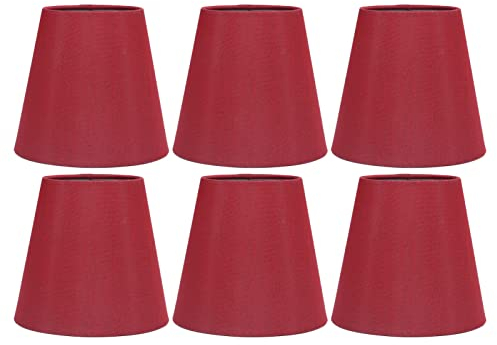 Clip on Lampenschirm, Stoff Metall Aufsteckbar Schirme mit Weichem Licht, E14 Lampenschirm für Wandleuchte Stehlampe Kronleuchter Pendelleuchte Studio Wohnzimmer Beleuchtung