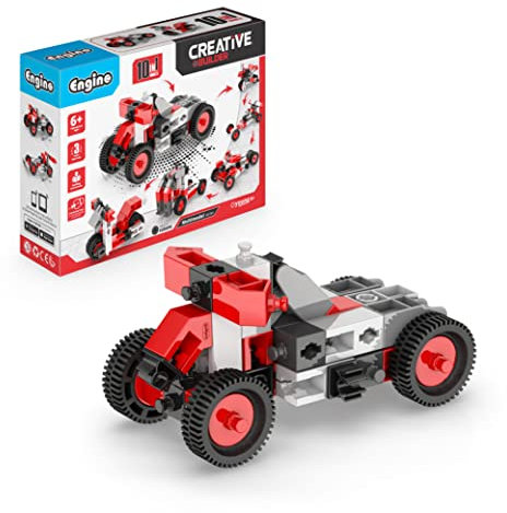 Engino Creative Builder Multimodel Serie 10 in 1 Set di giocattoli di ingegneria