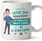 Mugffins Tasses pour BEAU-FRÈRE - En Français - Cadeau original pour BEAU-FRÈRE - Meilleure Famille de l'univers - 11 oz / 330 ml