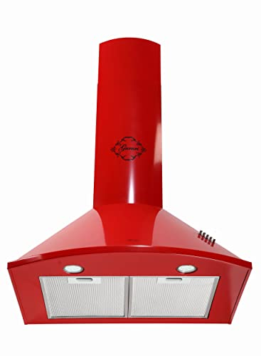 GURARI GCH 046 - Campana extractora de pared absorbente, 1000 m³/h, campana extractora de 3 niveles - Campana extractora de cocina para reciclaje o evacuación de aire