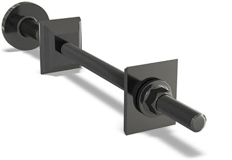 UK RADIATORS- Talus - Black Nickel Radiator Wall Stay - Sturdy Support Bracket for Radiators - Easy Installation - Durable and Reliable - Enhance Safety and Stability of Your Heating System