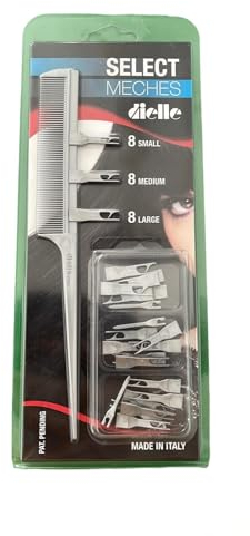 Dielle SELECT MECHES - Peine de mechas patentado, 3 tamaños diferentes, fabricado en Italia