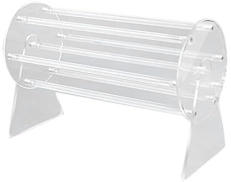 Tsadeer Organizer Halter mit Clip aus Acryl, Halterung und 360 Grad drehbarer Clip, Organizer für Haarspangen für Haarklammern für