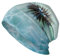 ZaKhs Pusteblume Fly Print Beanie Mütze Warme Winter Strickmütze Slouchy Fashion Beanie Cap für Damen Herren, Schwarz , One size