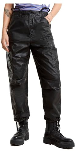 G-Star Damen Cargo Cropped Drawcord Hose, Schwarz (dk Black Cobler D25251-C973-B787), 25