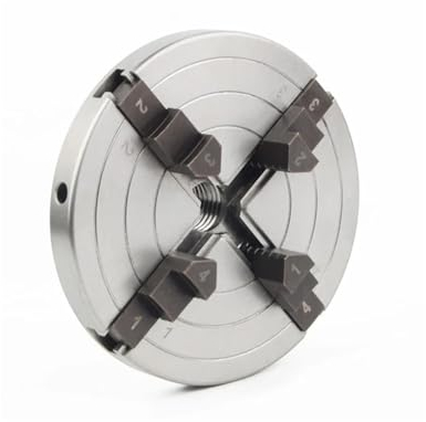 LUJIAYA Plato Torno de Madera de 6 Pulgadas, 150mm, 1 x 8tpi/M33, Portabrocas de torneado de Madera autocentrante de 4 mandíbulas for Herramientas de torneado de Madera (Color : M33x3.5mm)