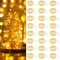 24 Pack LED Fairy Lights Battery Operated, 2M/7FT 20LED Small String Lights Battery Powered Waterproof Silver Wire Warm White Mini Bottle Lights Indoor Outdoor for Jars Bedroom Christmas Party