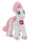 Trudi Trudino Weißes Einhorn Regenbogen Einhorn Plüsch, Kinder Geburtstagsgeschenk | 18x19x6cm Größe XS | Fantasy Unicorn Collection | Modell 55484