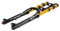 26 Zoll Fahrrad Federgabel 4,0'' Reifen Fette Gabel Gerade Doppelte Schulter Downhill Luftgabel Federweg 160mm Zugstufe Einstellbar Manuelle Sperre