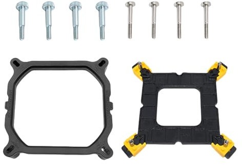 YHAILI Soporte de ventilador de refrigeración de CPU, placa trasera, soporte de montaje para placas base 1700 1200 115x 2011 1366 modelos